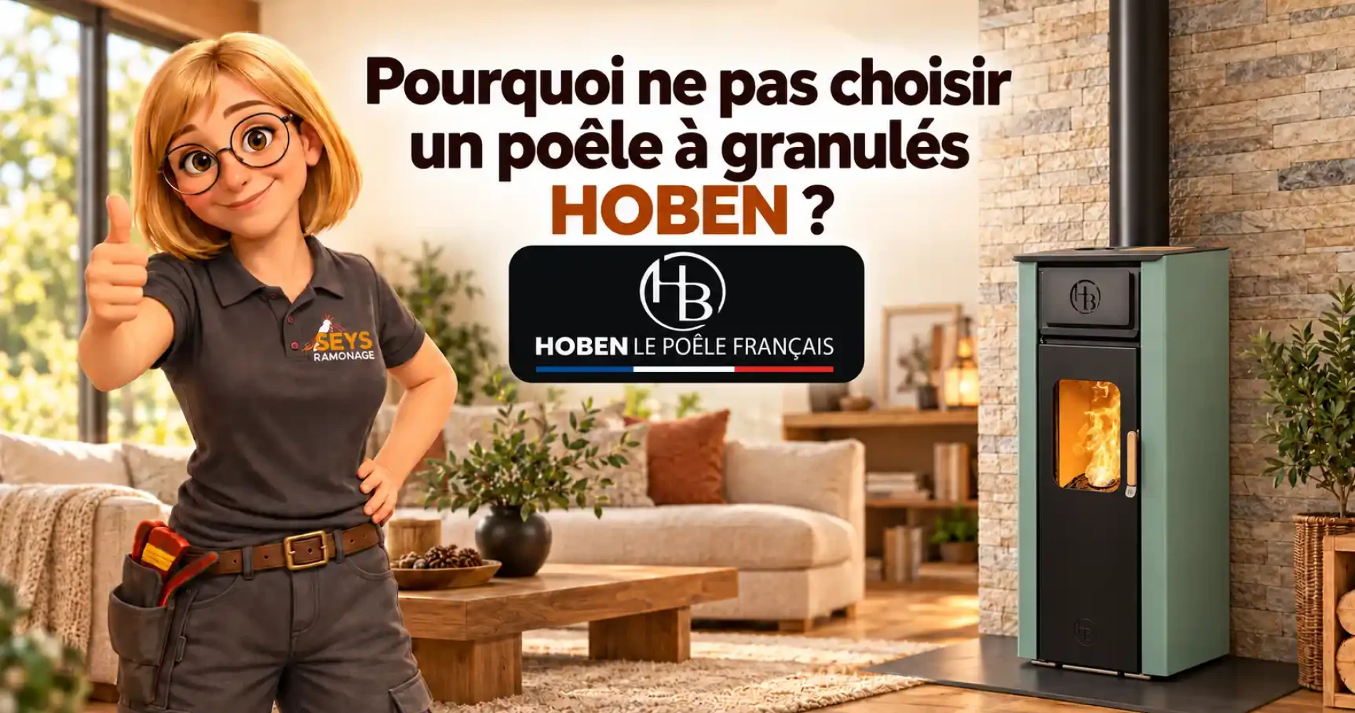 Pourquoi ne pas choisir un poêle à granulés HOBEN ?